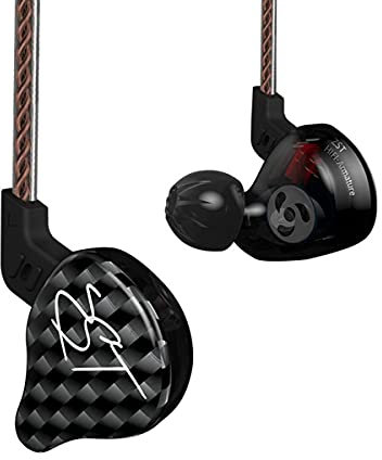 Yinyoo KZ ZST auricolari con Dual driver ad armatura bilanciata + Dynamic Hybrid. Bassi Hi-Fi, cuffie in-ear