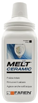 Faren CERAMIC Gel, Disincrostante Anticalcare per Sanitari e Ceramiche, Elimina Calcare e Macchie, Azione Rapida, 750ml