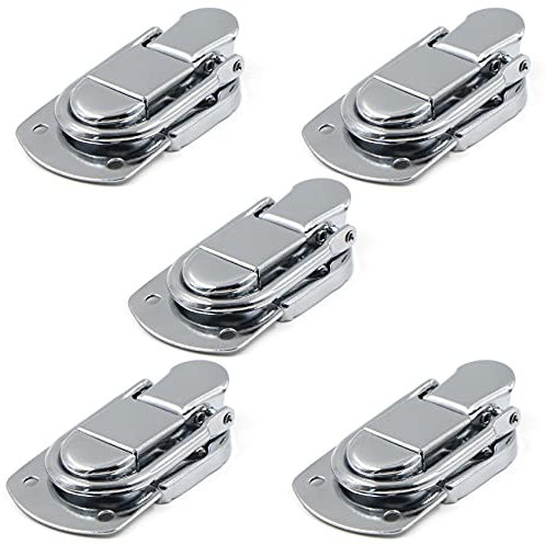 Chiusura a Leva Toggle Latch Fermaglio Chiusura a Scatto Chiusure 5 Pezzi in Acciaio Inox Fibbia di Chiusura per Scatola, Cassaporte, Cassetto, Armadietto per Cosmetici.