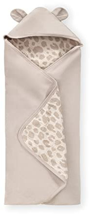 hauck Baby Einschlagdecke Snuggle N Dream für 3-Punkt-Gurt & 5-Punkt-Gurt, Baumwolle, Universal für Babyschale, Kindersitz, Reboarder, Kinderwagen, Buggy, Babywippe, Waschbar (Leo Natural)