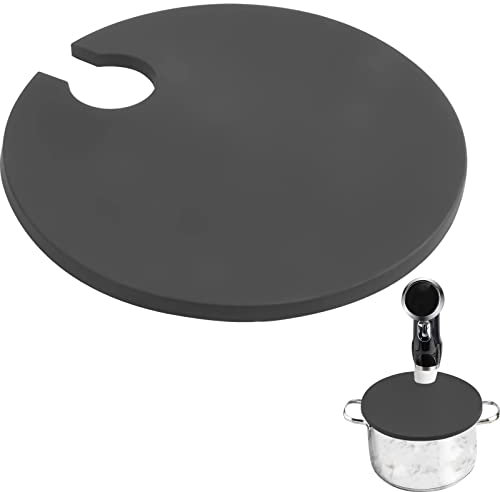 Sous and Vide Lid Cooking Sous and Vide Cooker Fits Up to 10.5 Pot, Prevent Water Evaporation and Retain Flavor for Stock (Grey)