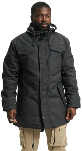 Brandit Marsh Lake Teddyparka, Farbe: anthrazit, Größe: M