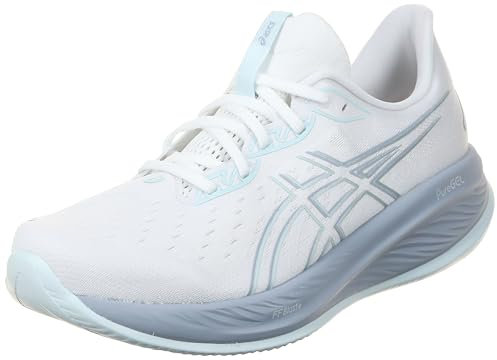 ASICS Herren Gel-Cumulus 26 Sneaker, Weiss/KÜHLGRAU, 44 EU