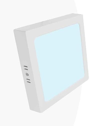 BARCELONA LED Plafón LED Techo Cuadrado 18W | Luz de Techo LED Blanca | Diseño Minimalista | DOB Alta Eficiencia | Lámpara de Techo para Cocina Baño Habitacion Dormitorio Pasillo - Blanco Frío