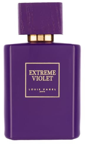 Louis Varel Extreme Violet Eau de Parfum para mujer, 100 ml, color morado