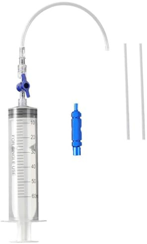 AZIDWERYQ Bicycle Tire Sealant Tool Kit Bicycle Cycling Injector Tubeless Valve Cap Removal Injector Tool 60ml Cycling Syringe