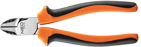 Neo Tools Taglierina laterale 40% FS 160 mm 01-156, 2 componenti manici in acciaio, CrNi, 58-64 HRC