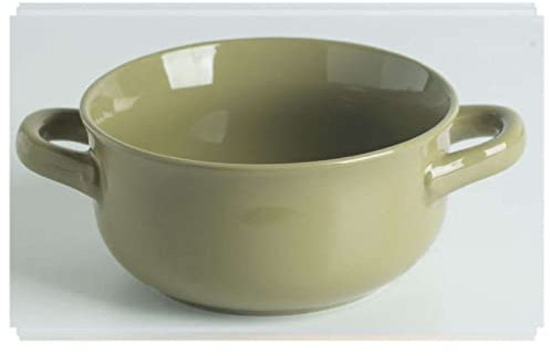 Ciotola for cereali, scodella for zuppa, scodella for tè, scodelle grandi for zuppa in ceramica con doppio manico, ciotole da portata in porcellana da 30 once Ciotola for cereali da colazione impilabi