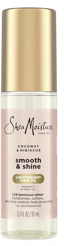Shea Moisture Coconut & Hibiscus Smooth and Shine Hair Oil 3.3oz