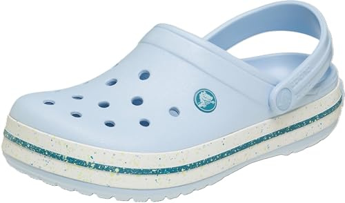 Crocs Unisex-Adult Crocband Clog, Speckled Blue Frost, 9 Women 7 Men
