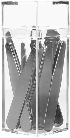 IMIKEYA Stecche per Colletto in Acciaio Inossidabile 40 Pezzi, Supporto per Colletto Camicia da Uomo, Fermacamicie Rigido Resistente, Accessori per Abiti Formali, Confezione Due Misure