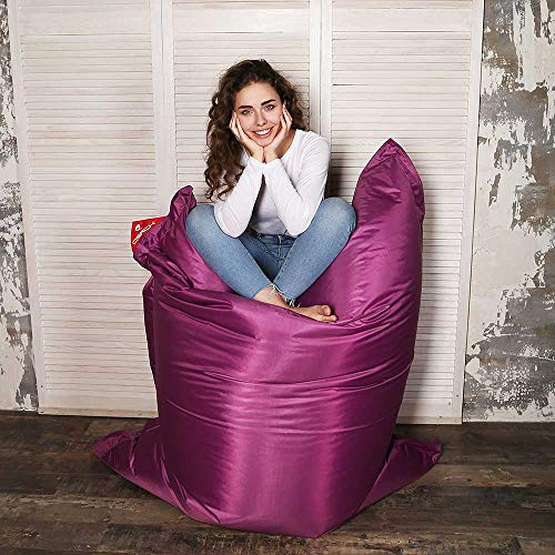 QSack Pouf d'extérieur XXL 140 x 180 cm, mûres