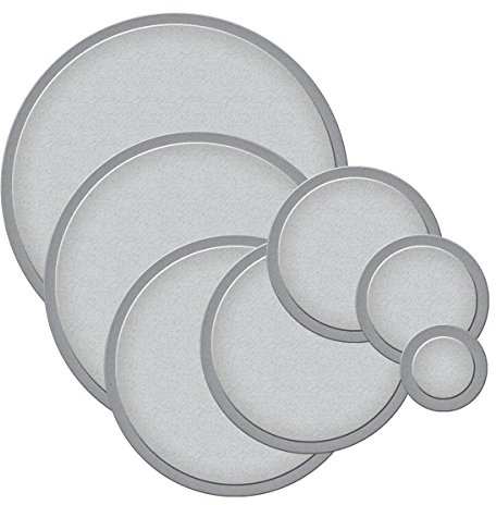 Spellbinders S4-114 Nestabilities Large Standard Circles Die Template,Silver