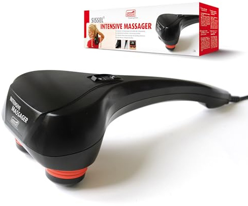 SISSEL® Intensive Deep Tissue Massager – Percussion Muscle Massager for Shoulders, Back & Travel – Lightweight & Adjustable Power for Stress & Pain Relief
