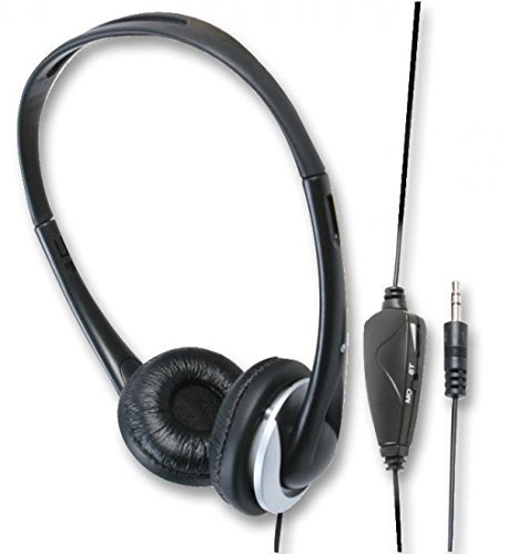 PRO SIGNAL PSG03400 On-Ear Headphones with Volume Control 6m Lead