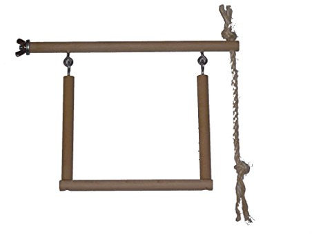 pipano Vogelschaukel variabel Ø 12 mm mit Sisal für Vogelkäfig, Schaukel, Wellensittich, VVS12