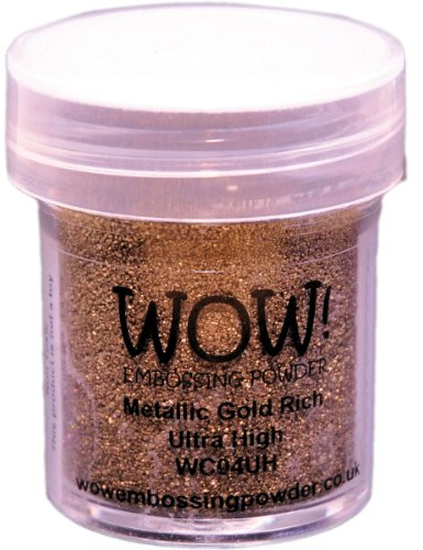 Wow Embossing Powder Ultra High 15ml-Gold Rich