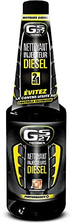 GS27 - Nettoyant Injecteur - Diesel & Stop Fumée - Additif Moteur Décalaminant - 250 ML
