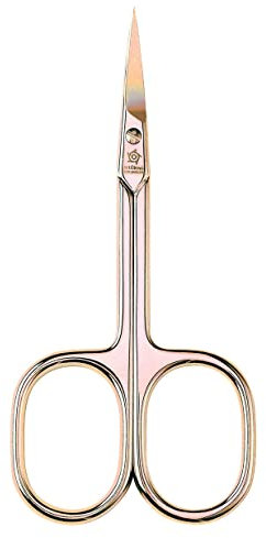 Pfeilring Hautschere, 9 cm, vergoldet