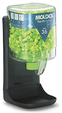 Moldex 7725 Pura-Fit Lot de 250 Paires de Bouchons d’oreilles SNR 36dB en distributeur MoldexStation