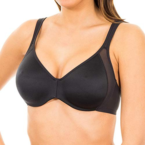 DIM Reggiseno Generous Minimizer con Ferretto Donna x1, Nero, 75C
