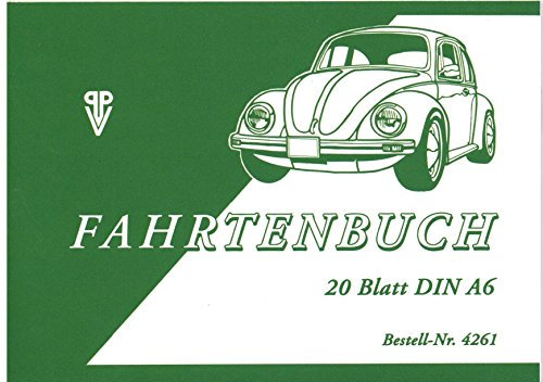 Fahrtenbuch 20 Blatt A6