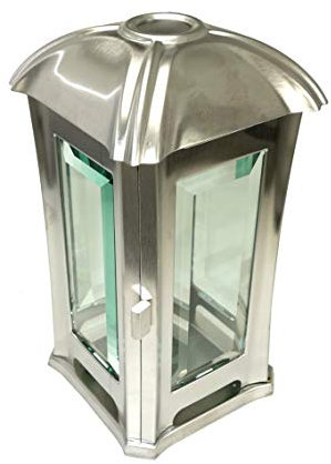 Grablaterne Selena aus Edelstahl matt