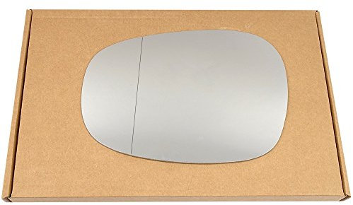 Less4spares Wing Mirror Glass Left Compatible with BMW 1 Series 2009-2011 STICK-ON Passenger Near Side with Blind Spot