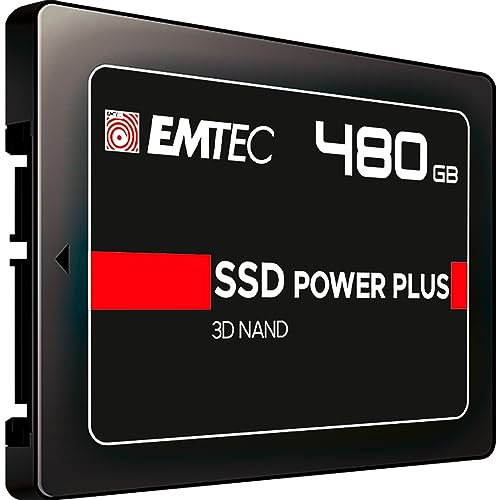 EMTEC ECSSD480GX150 - Disco SSDInterno 2,5 SATA Collection X150 Power Plus - 3D NAND - 480 GB
