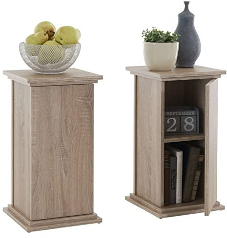 FMD Möbel, 641-001 Essex 1 Dekosäule, eiche, maße 30.0 x 30.0 x 58.0 cm (BHT)