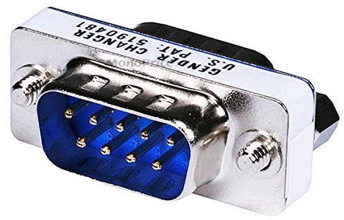 Monoprice DB9 M/M Mini Gender Changer (101184)