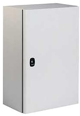 Schneider NSYS3D6630P Spacial S3D Porte complète avec Plaque de Montage H600 x B600 x T300.IP66 IK10 RAL7035