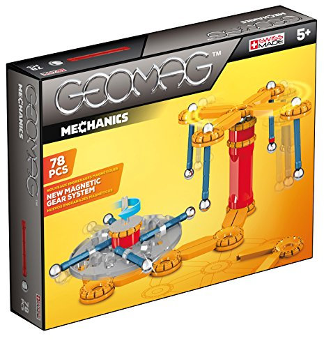 Geomag - Mechanic Construcciones magnéticas y Juegos educativos, Multicolor, 78 Pizas, 725