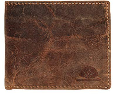 Greenburry Vintage Revival Herren Portemonnaie braun Leder Querformat