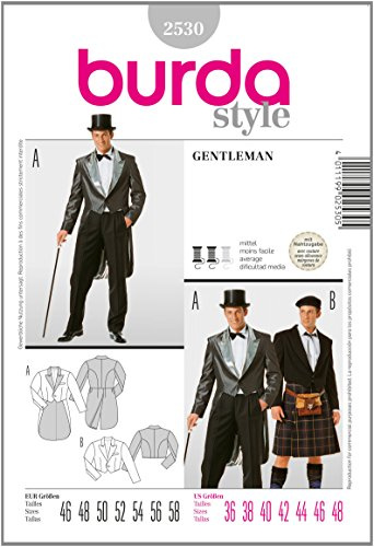 Burda Schnittmuster 2530 Gentleman Gr. 46-58