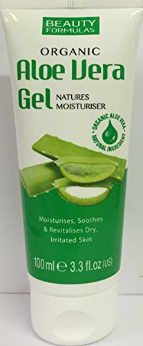 Beauty Formulas Organic Aloe Vera Gel 100ml x 3 Packs