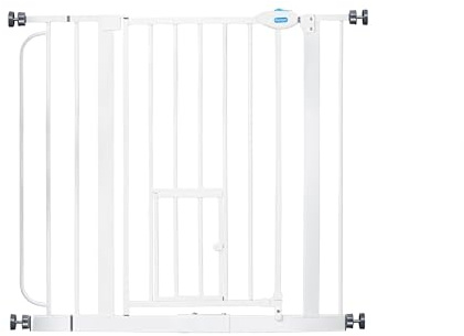 Carlson Pet Products Carlson 0930PW Extra-Wide Walk-Thru Gate with Pet Door