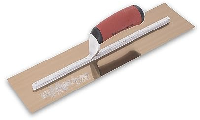 MARSHALLTOWN Golden Stainless Steel Finishing Trowel, 10.2 x 30.5 cm, Made in USA, MXS165GD