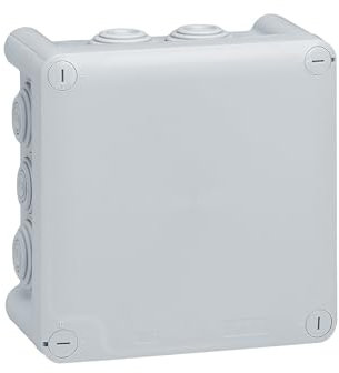 092032 Boîte De Dérivation Carrée Plexo Dimensions 130x130x74mm - Gris Ral 7035 - Legrand