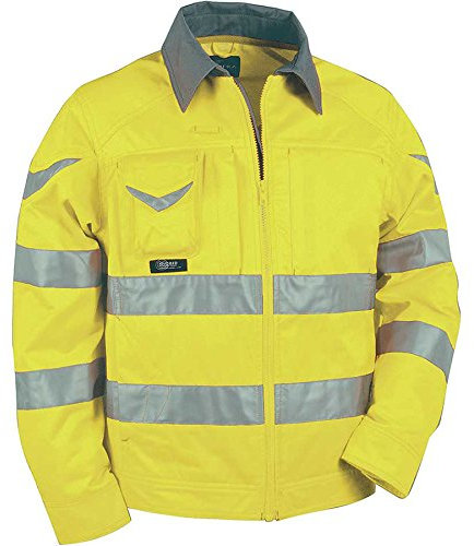 Cofra V018 – 0-00.z64 chaqueta ADVERTENCIA tamaño en amarillo/antracita, 64