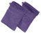 Erwin Müller Waschhandschuh Karlsruhe 2er- Pack 100% Baumwolle lila Größe 15x21 cm - extrem saugstark, leicht, flauschig weich, hautschmeichelnd (weitere Farben)