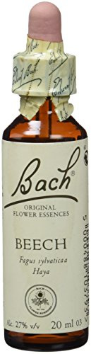 Bach - Flor de Bach Beech, Complemento Alimenticio, con Extracto de Flores de Haya, Uva de Alc 27% Vol, Ayuda a Gestionar las Emociones Cuando Se Quiere Ser Más Tolerante - 20 ml