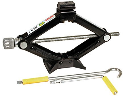 Lampa cric a pantografo con cricchetto (1000 kg)