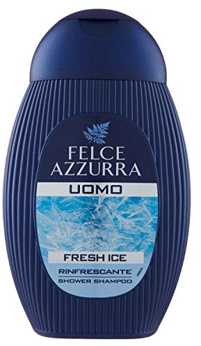 Felce Azzurra Man duschgel Fresh Ice 2 i 1 – duschgel med mentol för en fräsch doft – 1-pack (1 x 250 ml)