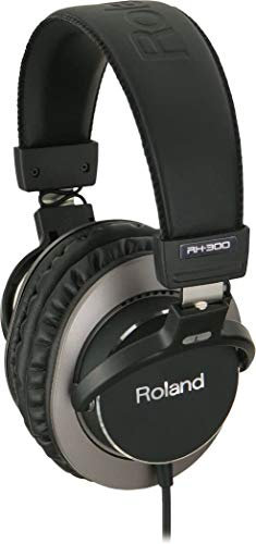 Roland Auriculares estéreo RH-300 — Auriculares de Estudio Cerrados prémium para monitorización Profesional