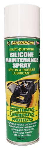 Silverhook SGNR1 Silicone Maintenance Spray, Nylon And Rubber Lubricant, 500 ml