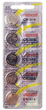 5PC Maxell CR1616 1616 al litio 3 V batterie a bottone – Made in Japan