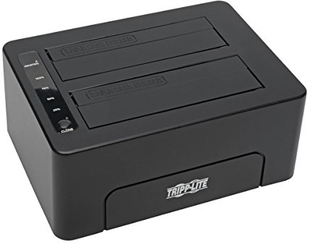 Tripp Lite USB 3.0 SuperSpeed to Dual SATA External Hard Drive Docking Station with Cloning for 2.5in or 3.5in HDD(U339-002)