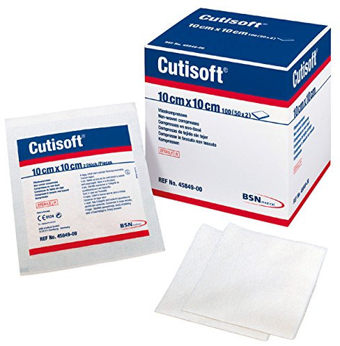 Cutisoft Vlieskompressen 10x10 cm Unsteril