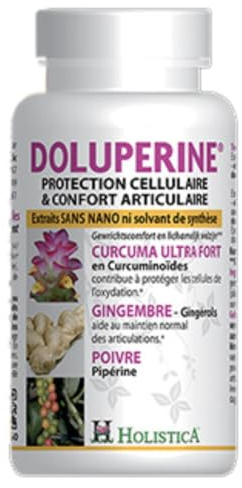 HOLISTICA DOLUPERINE 32cap. – contribue au fonctionnement normal de l’organisme au quotidien, complément alimentaire sous forme de gélules, boîte de 32 gélules et convient à ceux qui privilégient des